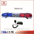 LED policía estroboscópico Lightbar con construcción ligera de doble capa TBD06126